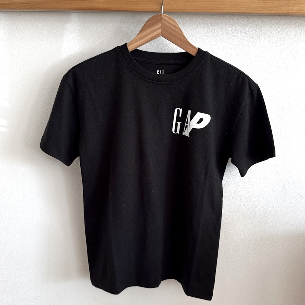 NWOT Palace x GAP Logo Black Youth T-Shirt - Unisex Casual Tee - Size XL
